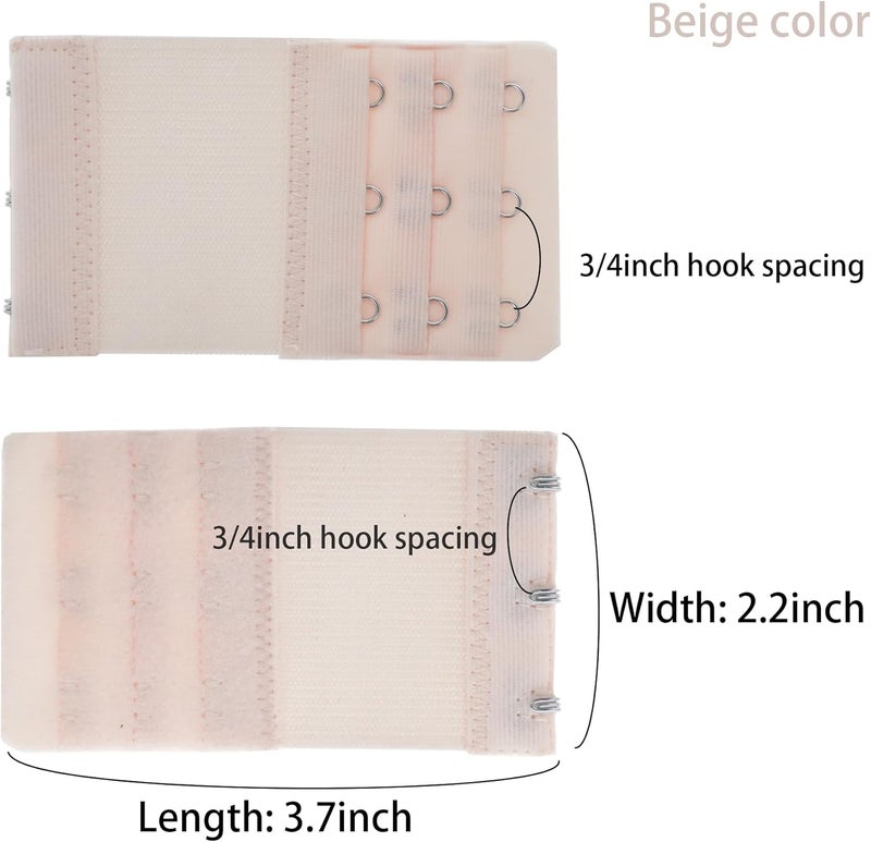 SAMGU Store Bra Extenders 3 Hooks Women's Soft Stretchy Bra Strap Extender Extension - Image 2